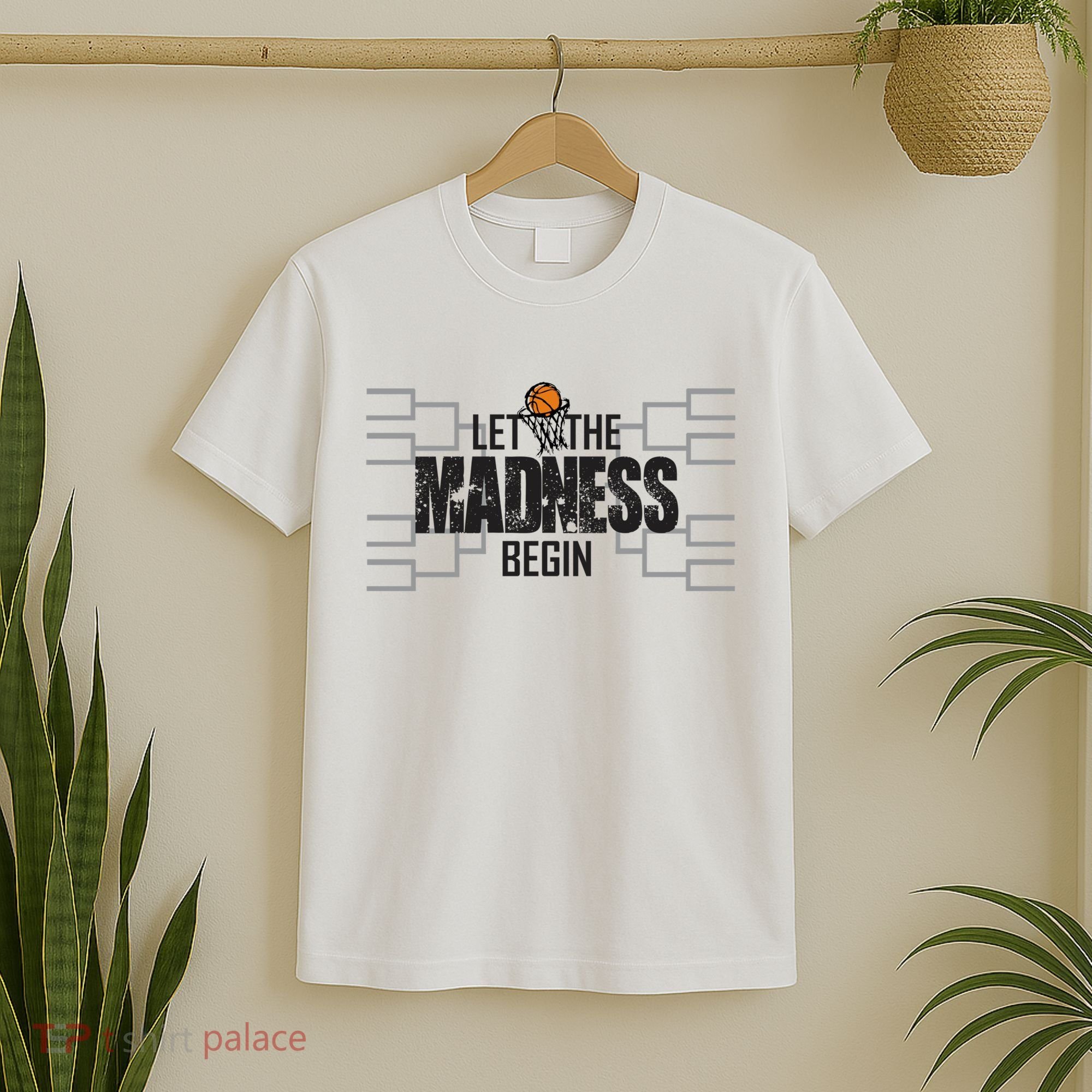 Let The Madness Begin College March Brackets Tournament T-Shirt