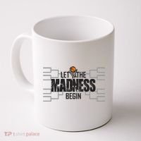 Let The Madness Begin College March Brackets Tournament Coffee Mug thumb 0