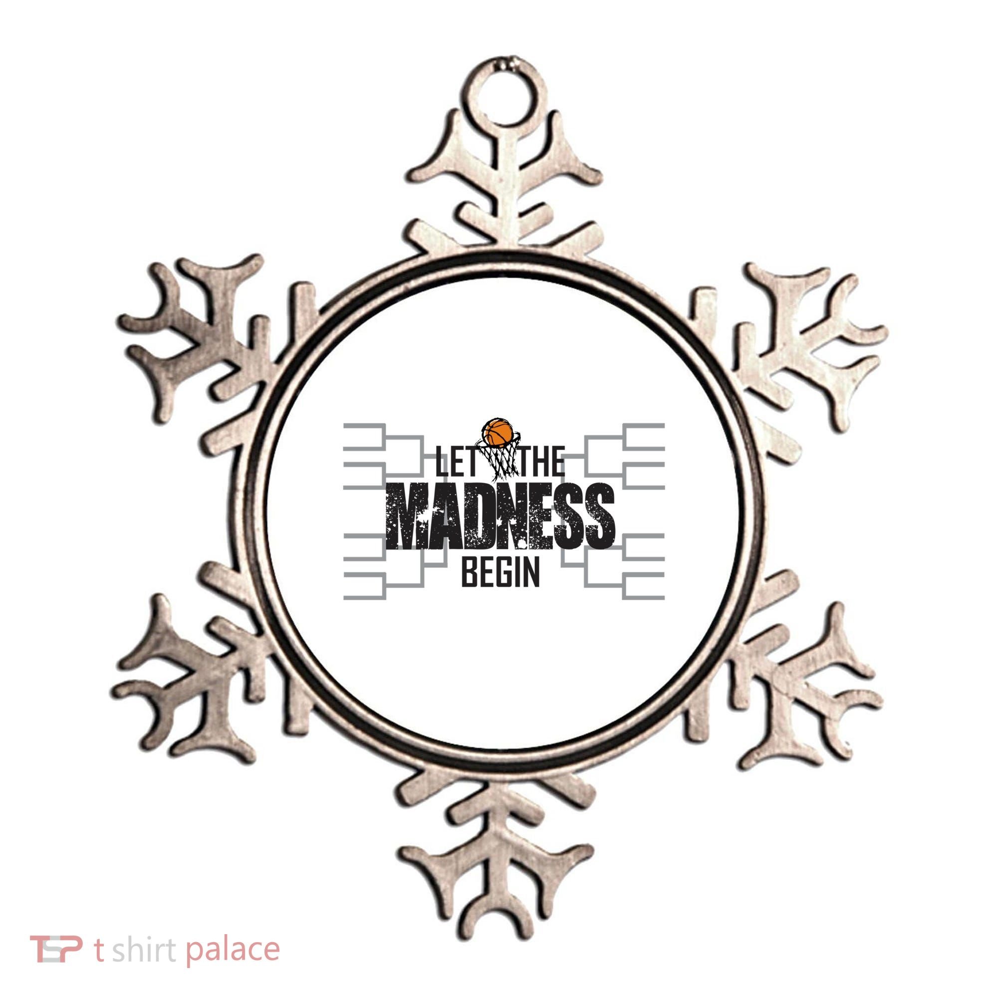 Let The Madness Begin College March Brackets Tournament Ornament