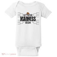 Let The Madness Begin College March Brackets Tournament Baby Bodysuit thumb 0