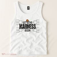 Let The Madness Begin College March Brackets Tournament Tank Top thumb 2