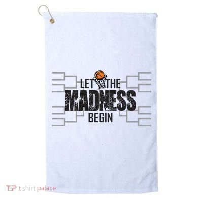 Let The Madness Begin College March Brackets Tournament Golf Towel