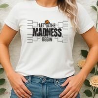 Let The Madness Begin College March Brackets Tournament Women's T-Shirt thumb 2