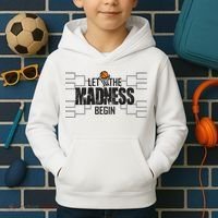 Let The Madness Begin College March Brackets Tournament Kids Hoodie thumb 2