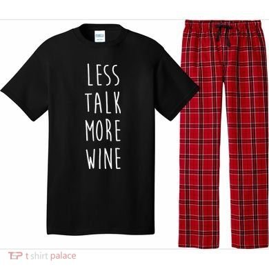 Less Talk More Wine Pajama Set