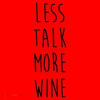 Less Talk More Wine Santa Hat thumb 1
