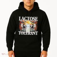 Lactose Tolerant Meme Funny Oddly Specific Dank Meme Hoodie thumb 2