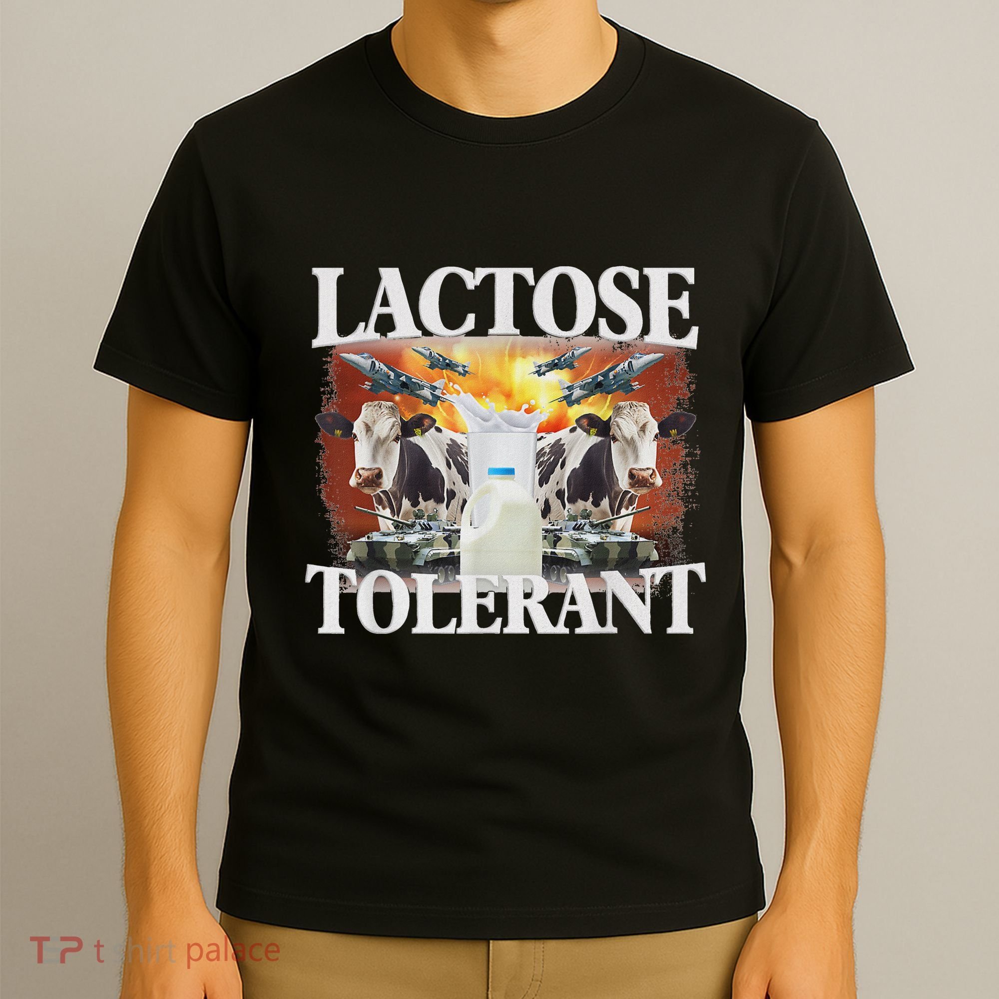 Lactose Tolerant Meme Funny Oddly Specific Dank Meme T-Shirt