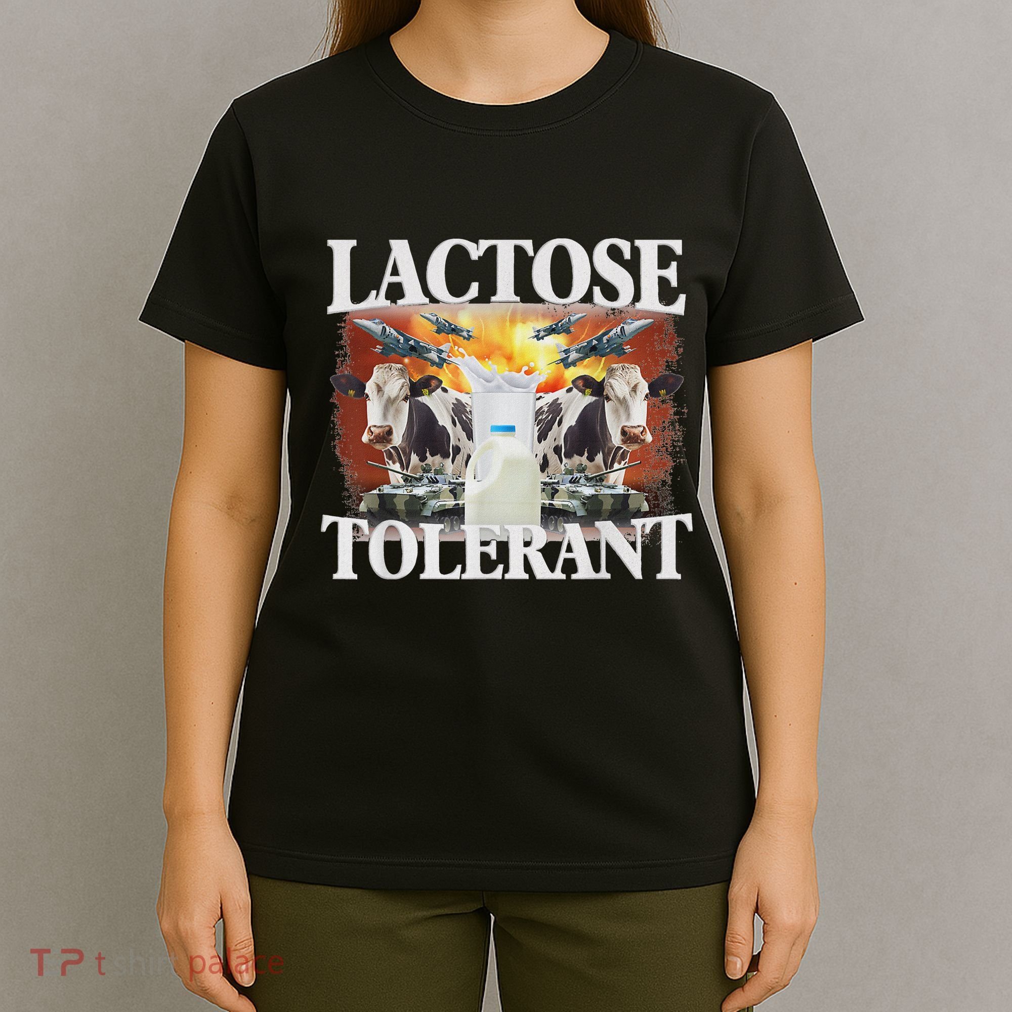 Lactose Tolerant Meme Funny Oddly Specific Dank Meme T-Shirt