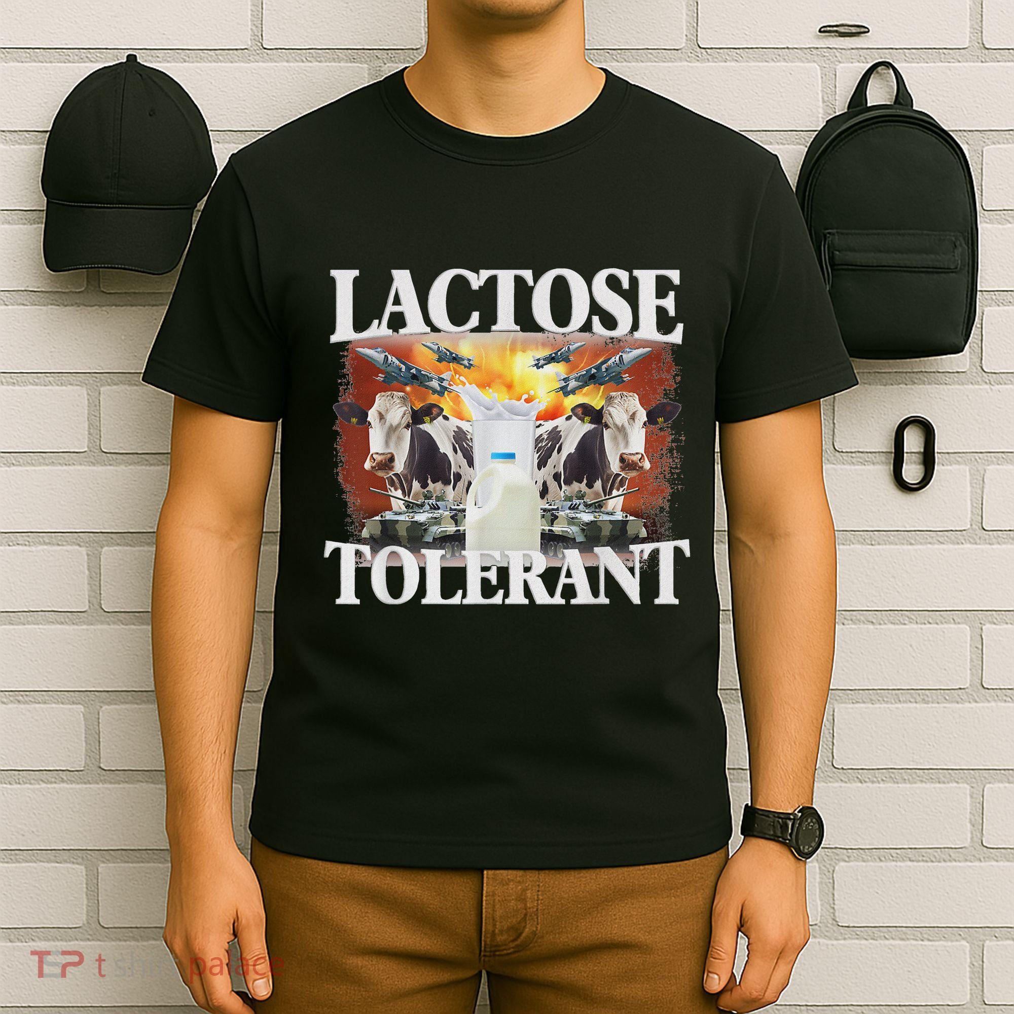 Lactose Tolerant Meme Funny Oddly Specific Dank Meme T-Shirt