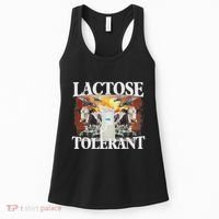 Lactose Tolerant Meme Funny Oddly Specific Dank Meme Women's Tank Top thumb 0