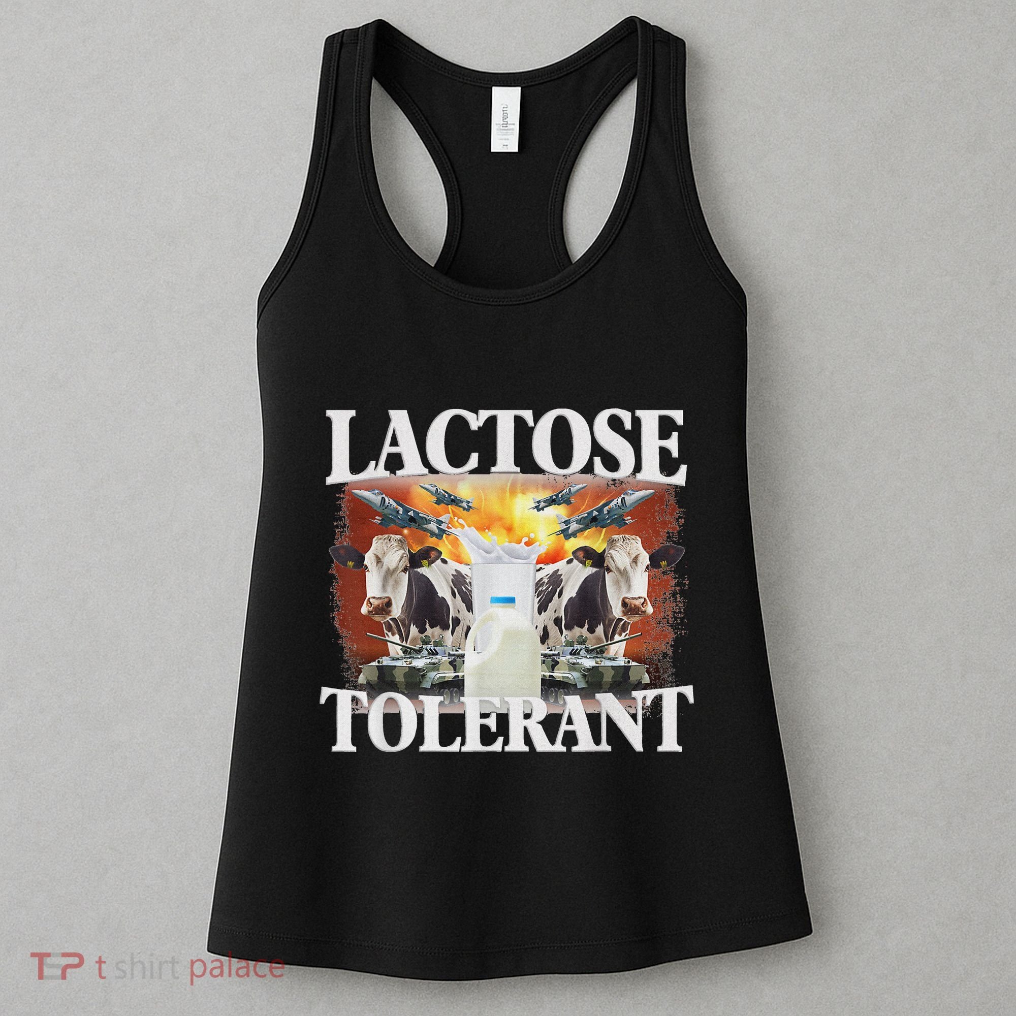 Lactose Tolerant Meme Funny Oddly Specific Dank Meme Women's Tank Top