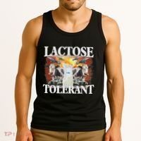 Lactose Tolerant Meme Funny Oddly Specific Dank Meme Tank Top thumb 3
