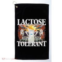 Lactose Tolerant Meme Funny Oddly Specific Dank Meme Golf Towel thumb 0