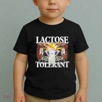 Lactose Tolerant Meme Funny Oddly Specific Dank Meme Toddler T-Shirt thumb 2