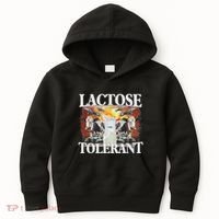 Lactose Tolerant Meme Funny Oddly Specific Dank Meme Kids Hoodie thumb 0