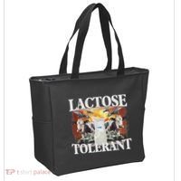 Lactose Tolerant Meme Funny Oddly Specific Dank Meme Tote Bag thumb 2