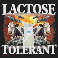 Lactose Tolerant Meme Funny Oddly Specific Dank Meme Beanie thumb 2