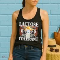 Lactose Tolerant Meme Funny Oddly Specific Dank Meme Women's Tank Top thumb 2