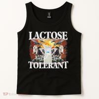 Lactose Tolerant Meme Funny Oddly Specific Dank Meme Tank Top thumb 2