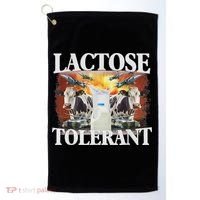 Lactose Tolerant Meme Funny Oddly Specific Dank Meme Golf Towel thumb 0