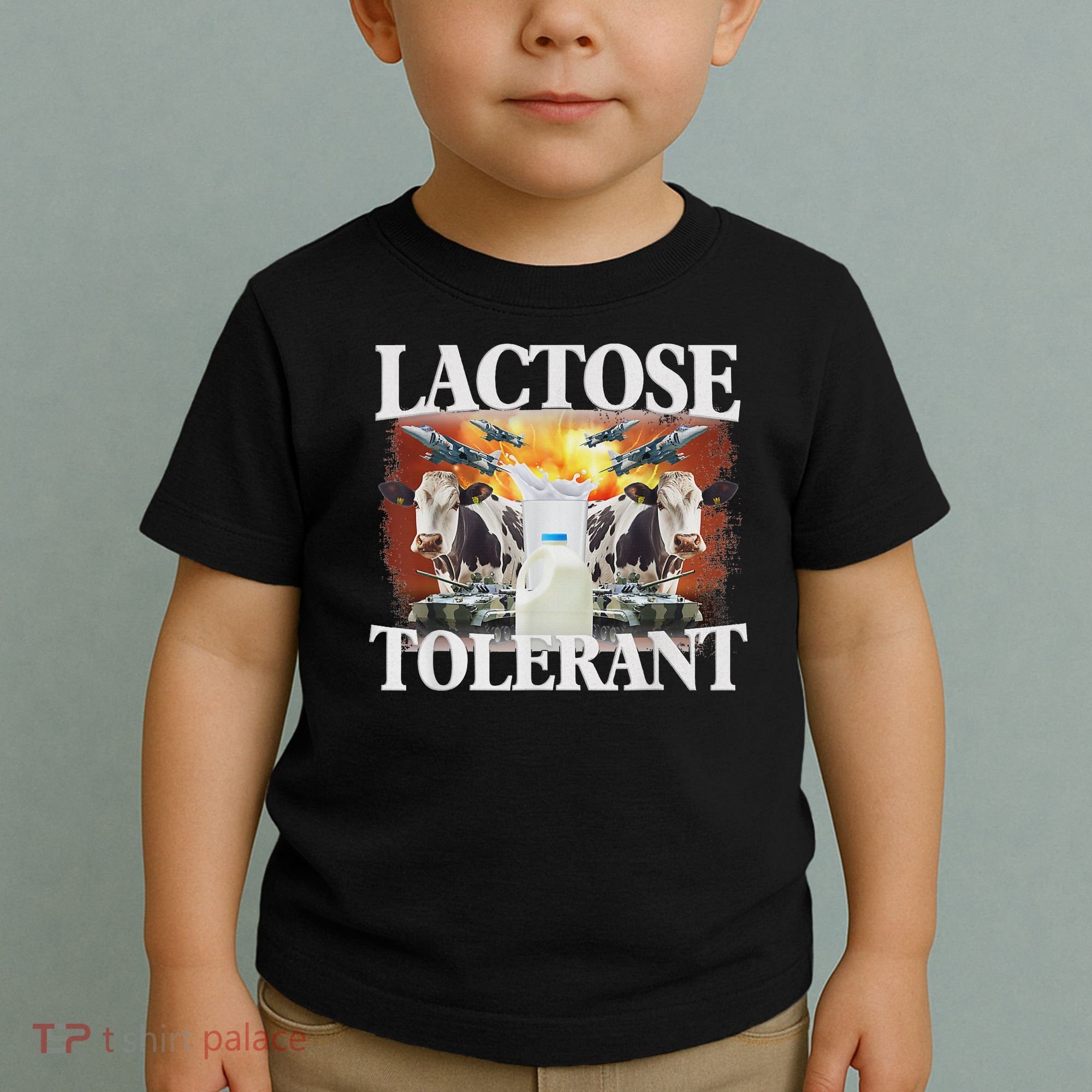 Lactose Tolerant Meme Funny Oddly Specific Dank Meme Toddler T-Shirt