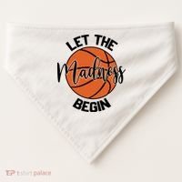 Let The Madness Begin College Basketball USA-Made Doggie Bandana thumb 0