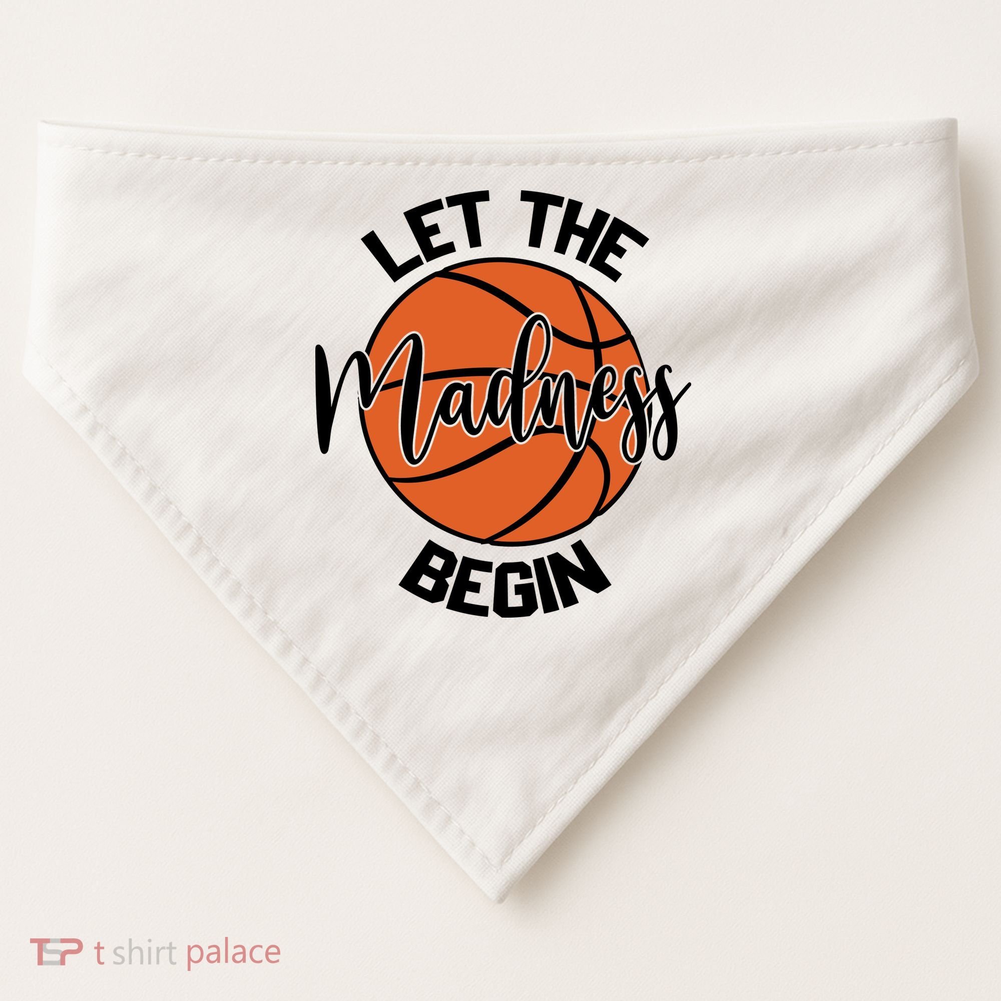 Let The Madness Begin College Basketball USA-Made Doggie Bandana