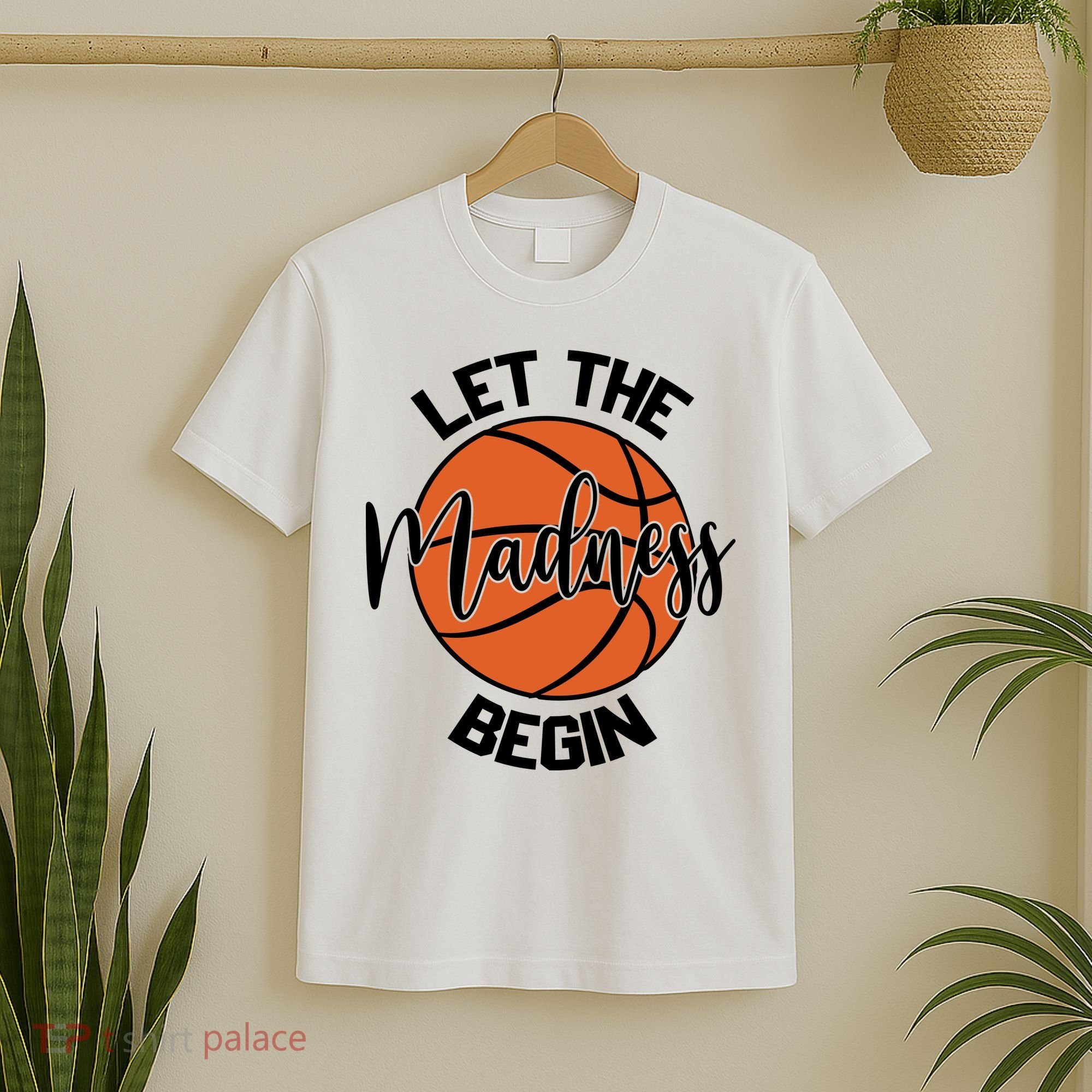 Let The Madness Begin College Basketball T-Shirt