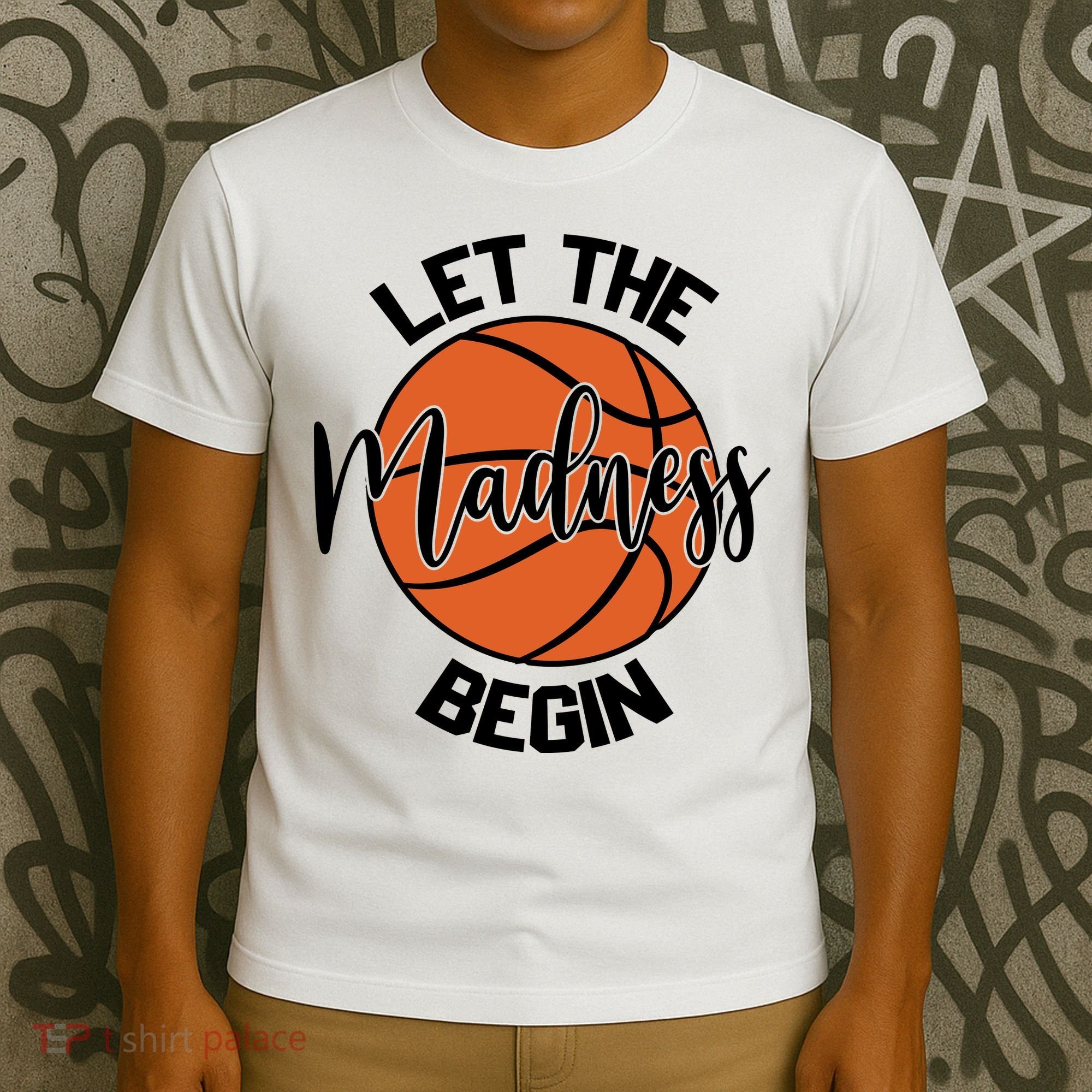 Let The Madness Begin College Basketball T-Shirt