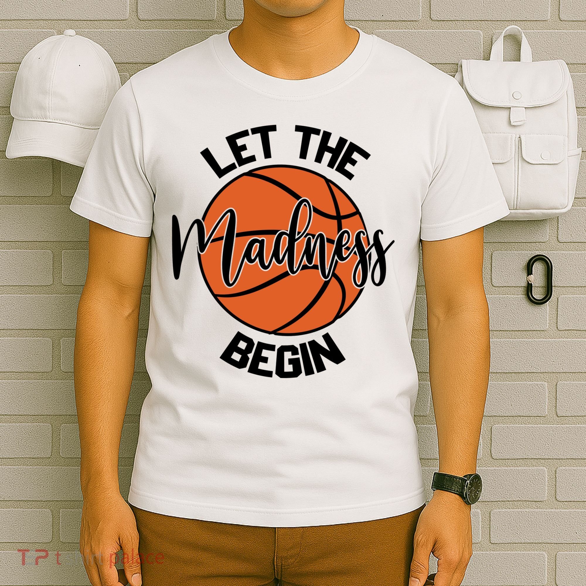Let The Madness Begin College Basketball T-Shirt