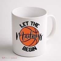 Let The Madness Begin College Basketball Coffee Mug thumb 1