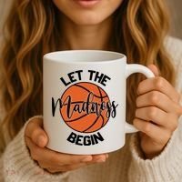 Let The Madness Begin College Basketball Coffee Mug thumb 3