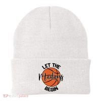 Let The Madness Begin College Basketball Beanie thumb 0