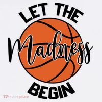 Let The Madness Begin College Basketball Baby Bodysuit thumb 2