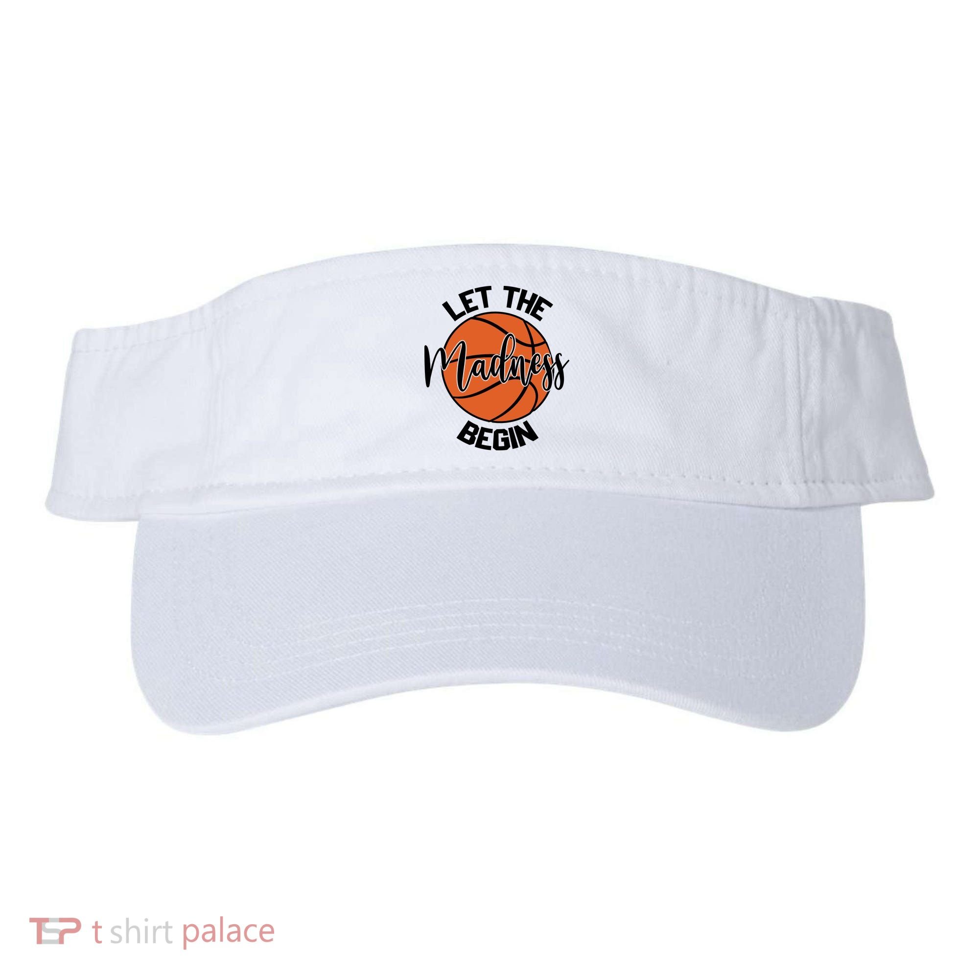 Let The Madness Begin College Basketball Visor