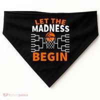 Let The Madness Begin College Basketball USA-Made Doggie Bandana thumb 0