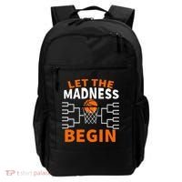 Let The Madness Begin College Basketball Backpack thumb 0