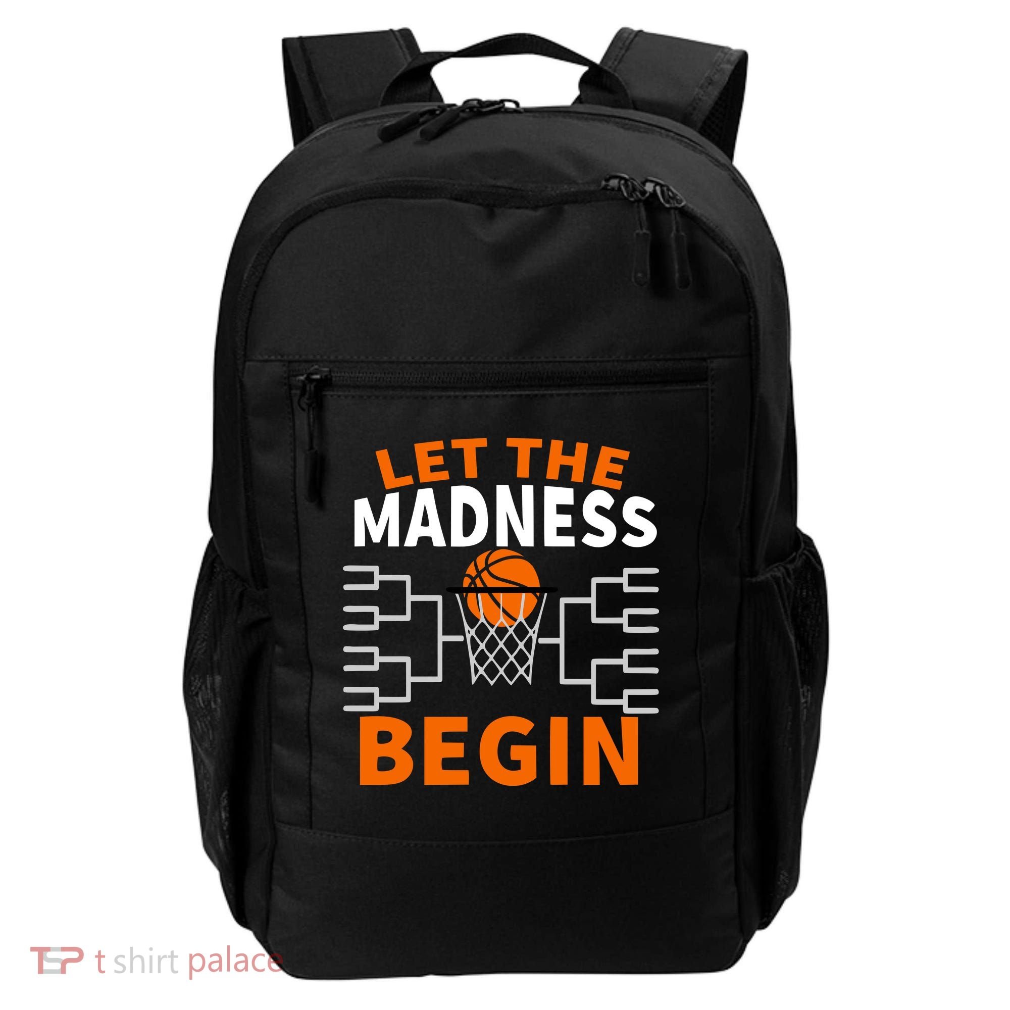 Let The Madness Begin College Basketball Backpack