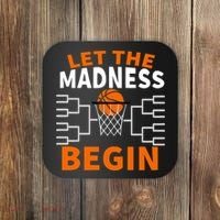 Let The Madness Begin College Basketball Coaster thumb 0