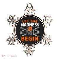 Let The Madness Begin College Basketball Ornament thumb 0