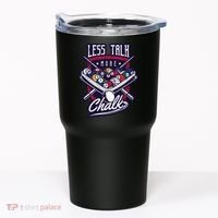 Less Talk More Chalk Billiards Tumbler thumb 0