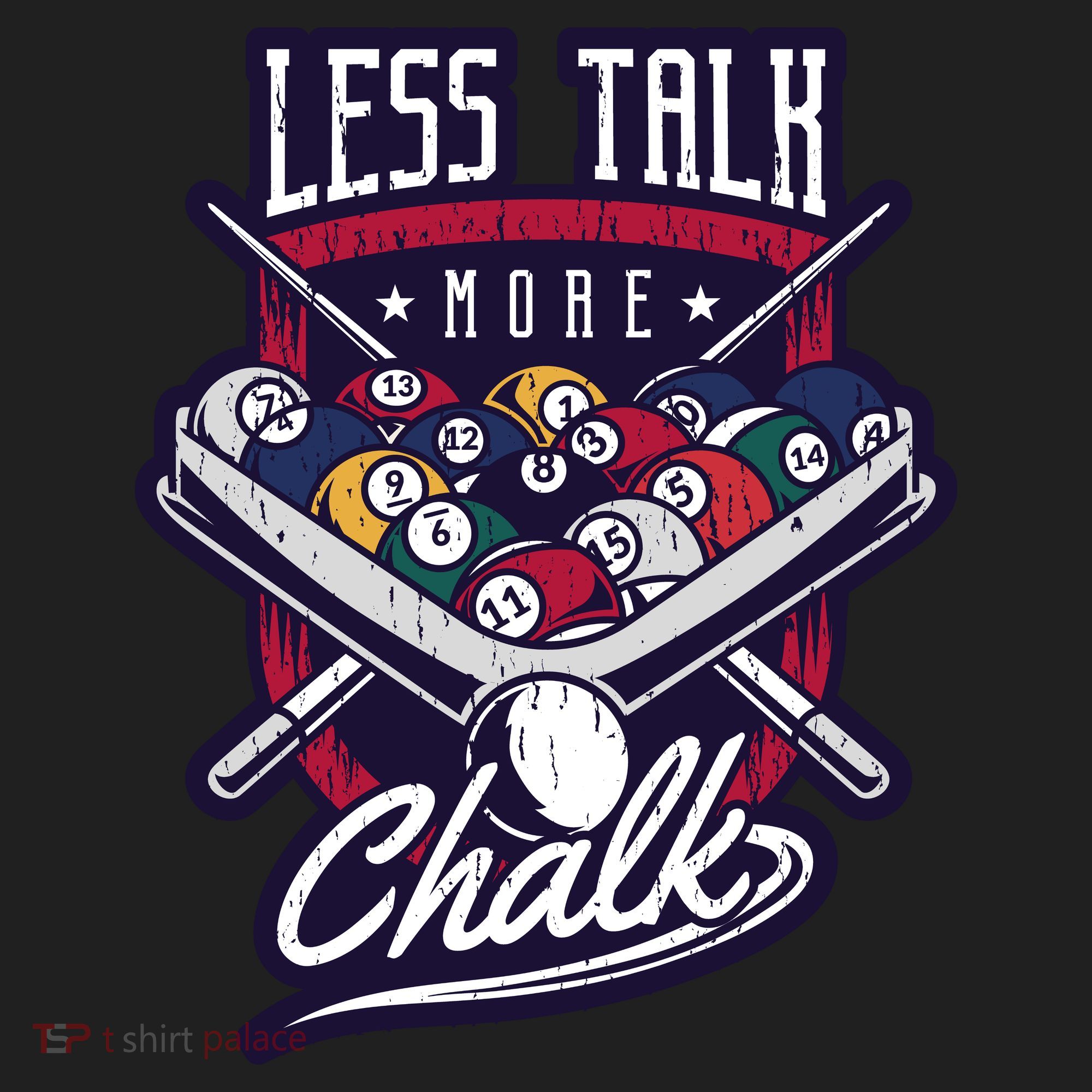 Less Talk More Chalk Billiards Tumbler