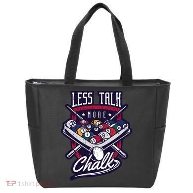 Less Talk More Chalk Billiards Bag