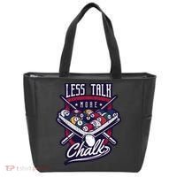 Less Talk More Chalk Billiards Tote Bag thumb 0
