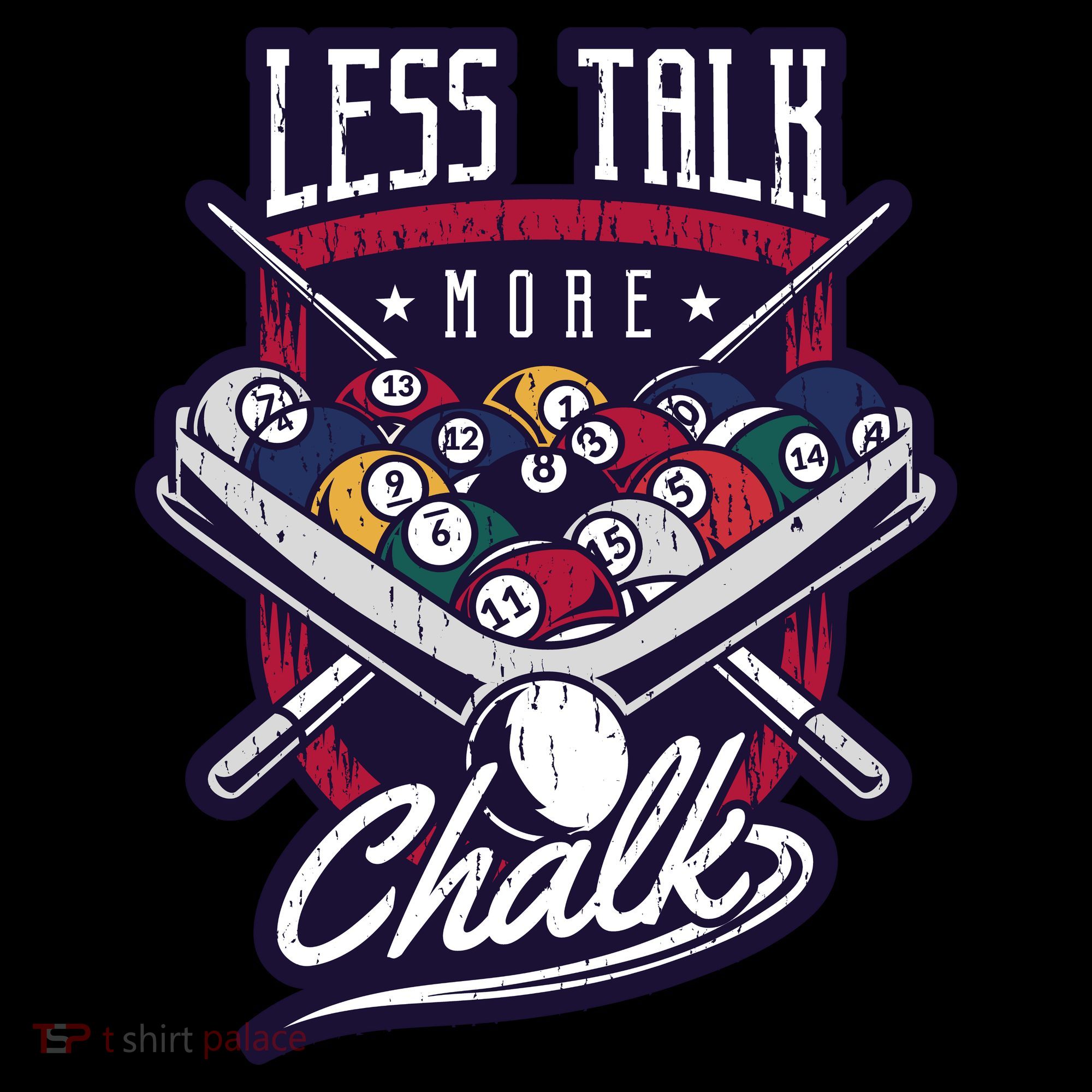 Less Talk More Chalk Billiards Tote Bag