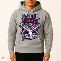 Less Talk More Chalk Billiards Hoodie thumb 2