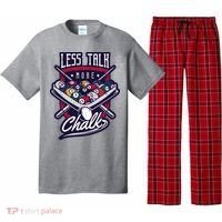 Less Talk More Chalk Billiards Pajama Set thumb 0