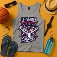 Less Talk More Chalk Billiards Tank Top thumb 4