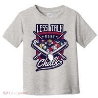 Less Talk More Chalk Billiards Toddler T-Shirt thumb 0